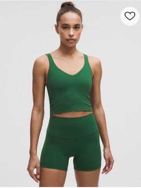 lululemon align tank everglade green size 6
